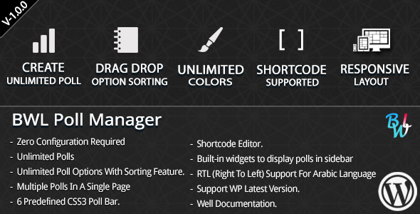 CodeCanyon BWL Poll Manager 7787100 CodeCanyon BWL Poll Manager 7787100