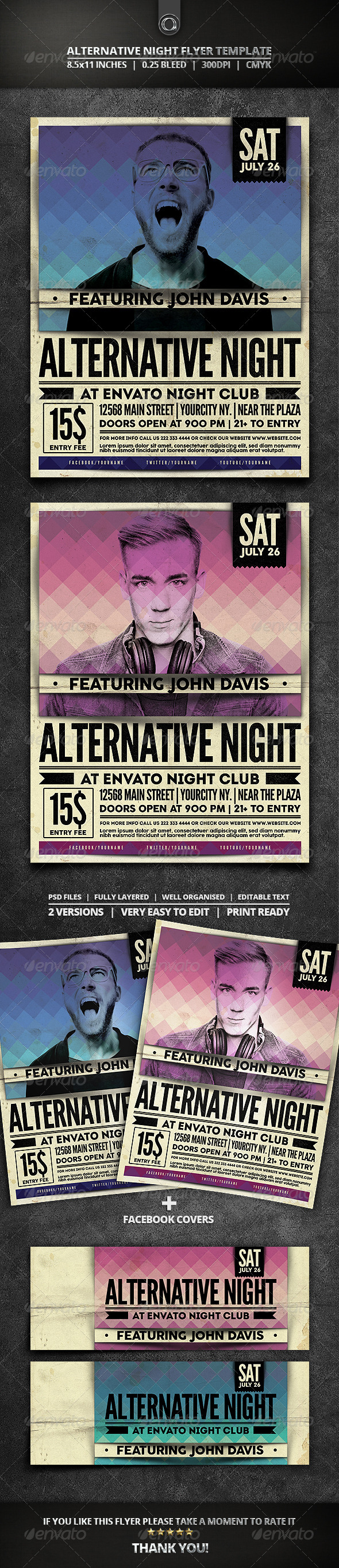 GraphicRiver Alternative Night Flyer Template 7790521 GraphicRiver Alternative Night Flyer Template 7790521
