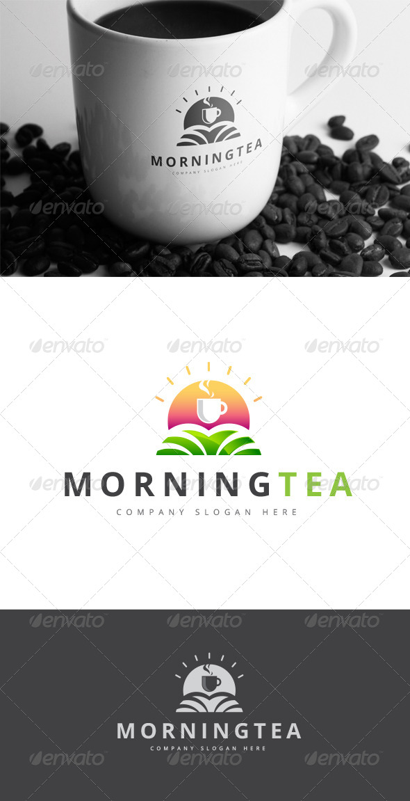 GraphicRiver Morning Tea Logo 7790529 GraphicRiver Morning Tea Logo 7790529