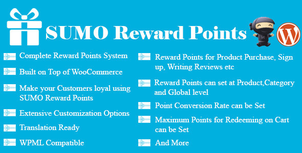 CodeCanyon SUMO Reward Points WooCommerce Reward System 7791451 CodeCanyon SUMO Reward Points WooCommerce Reward System 7791451