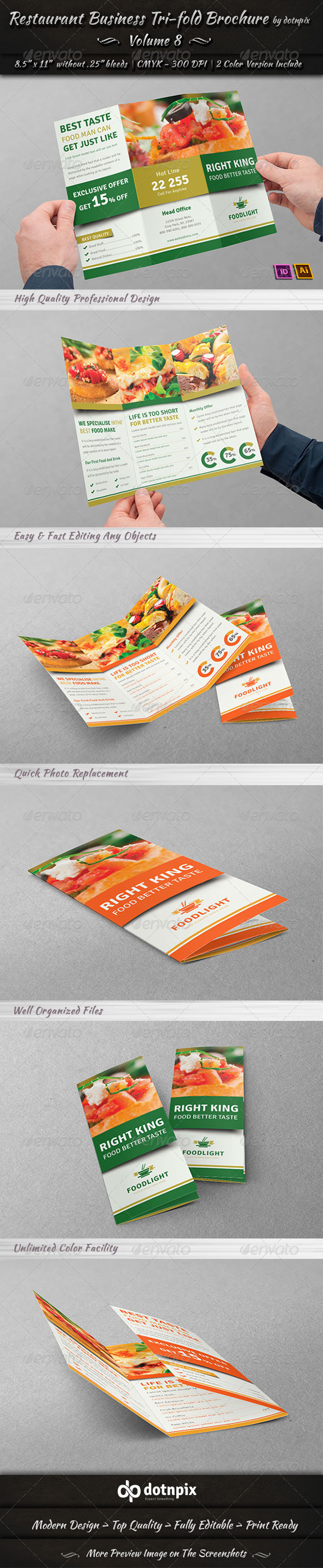 GraphicRiver Restaurant Business Tri-Fold Brochure Volume 8 7793914 GraphicRiver Restaurant Business Tri-Fold Brochure Volume 8 7793914