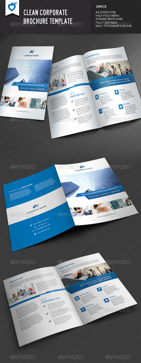 GraphicRiver Clean Corporate Brochure 7798335 GraphicRiver Clean Corporate Brochure 7798335