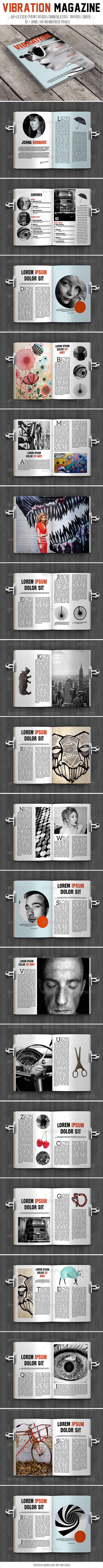 GraphicRiver Vibration Magazine 7805005 GraphicRiver Vibration Magazine 7805005