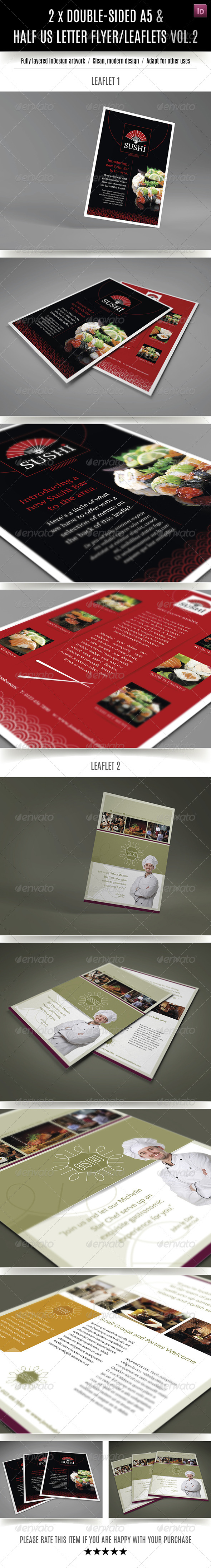 GraphicRiver 2 Double-sided A5 Half Letter Restaurant Flyers 7807044 GraphicRiver 2 Double-sided A5 Half Letter Restaurant Flyers 7807044