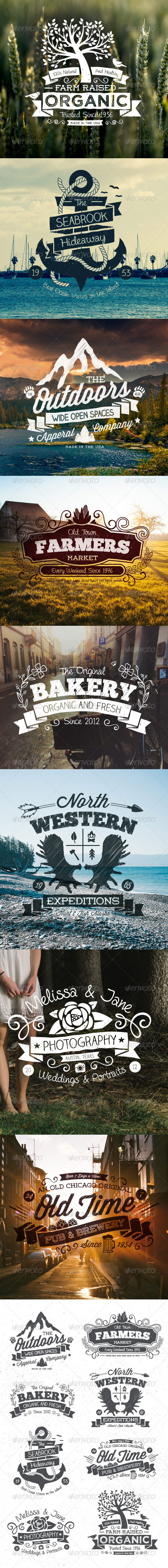 GraphicRiver Hand Drawn Vintage Labels Vol 1 7807301 GraphicRiver Hand Drawn Vintage Labels Vol 1 7807301