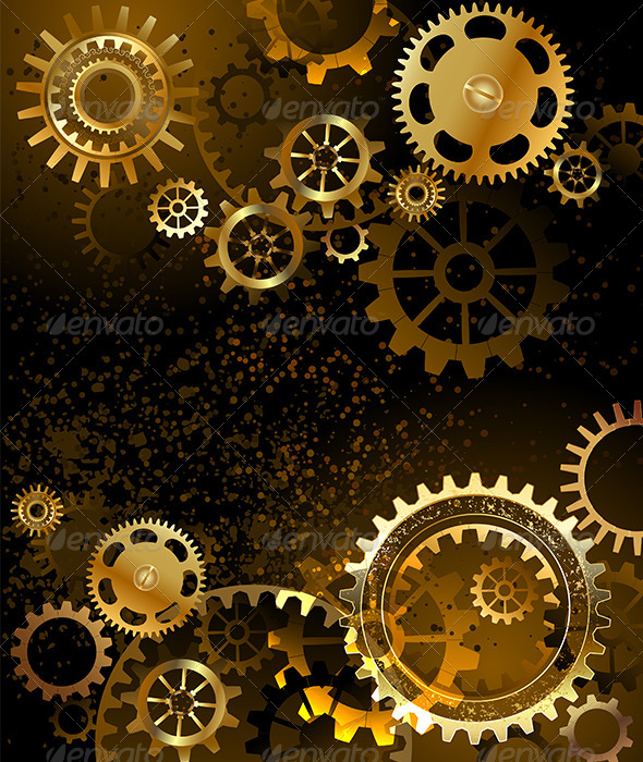 GraphicRiver Background with Gears 7808962 GraphicRiver Background with Gears 7808962
