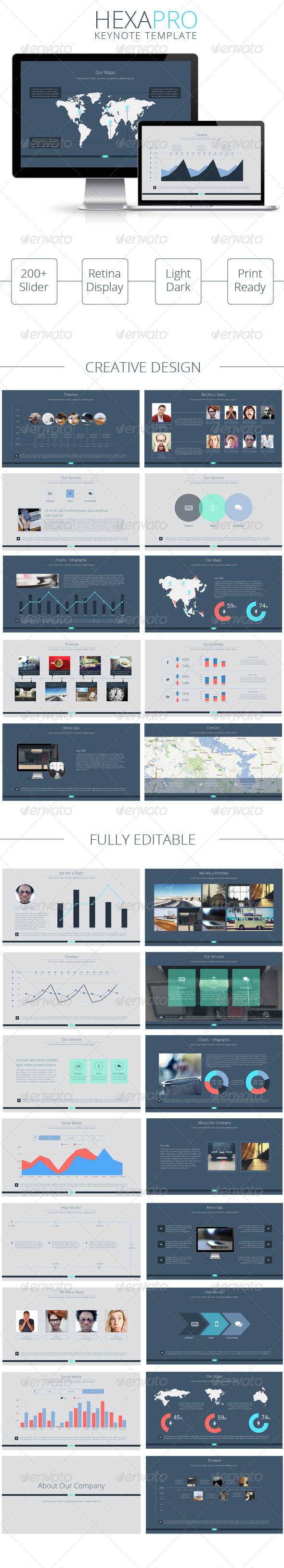 GraphicRiver HexaPro Creative Keynote Template 7770344 GraphicRiver HexaPro Creative Keynote Template 7770344