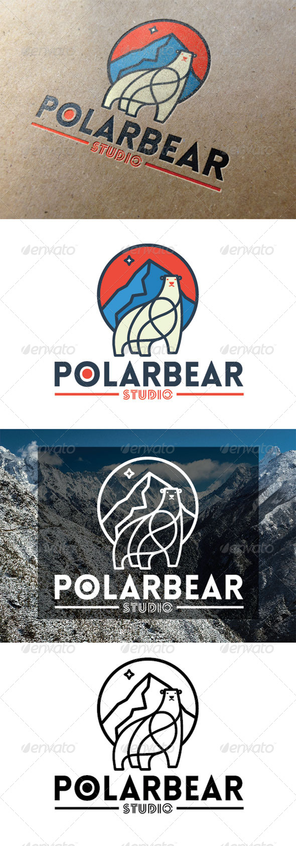 GraphicRiver Polar Bear Logo 7812105 GraphicRiver Polar Bear Logo 7812105