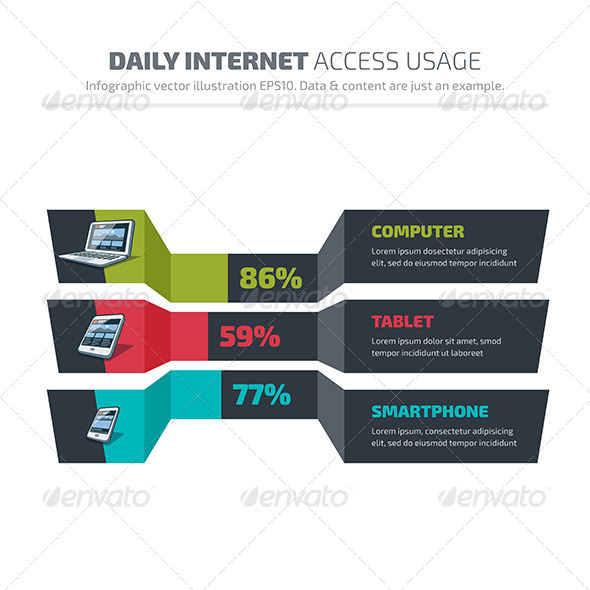 GraphicRiver Abstract Infographics of Daily Internet Usage 7813466 GraphicRiver Abstract Infographics of Daily Internet Usage 7813466