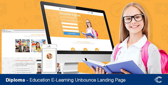 ThemeForest Diploma Unbounce Landing Page Template 7813878 ThemeForest Diploma Unbounce Landing Page Template 7813878