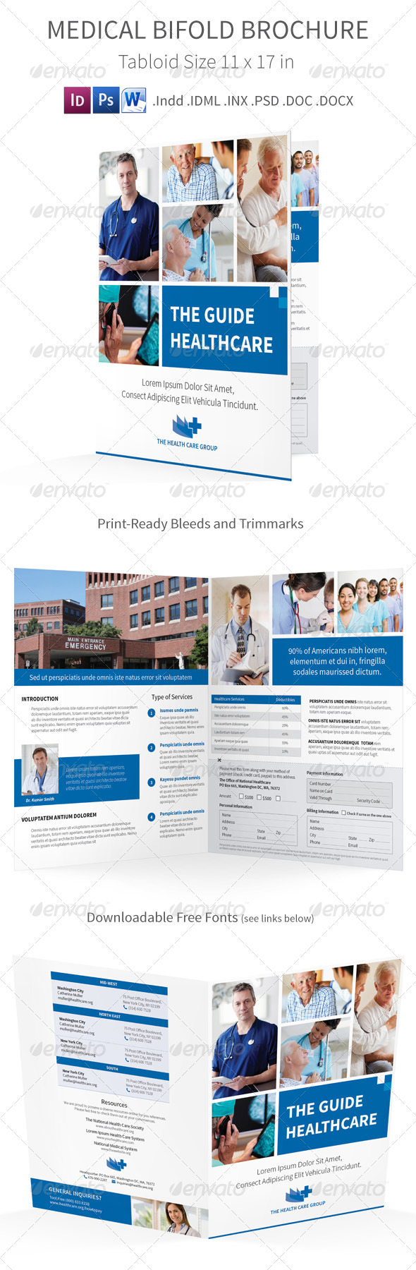 GraphicRiver Medical Bifold Halffold Brochure 7815242 GraphicRiver Medical Bifold Halffold Brochure 7815242