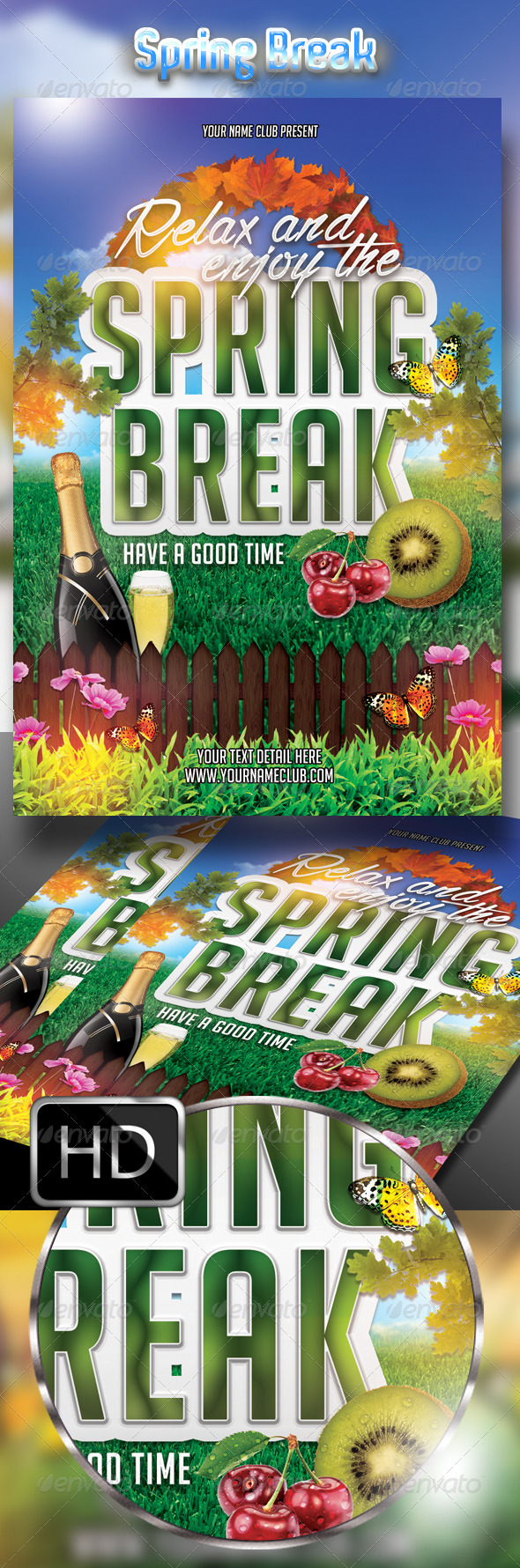 GraphicRiver Relax and Enjoy The Spring Break Party 7815241 GraphicRiver Relax and Enjoy The Spring Break Party 7815241