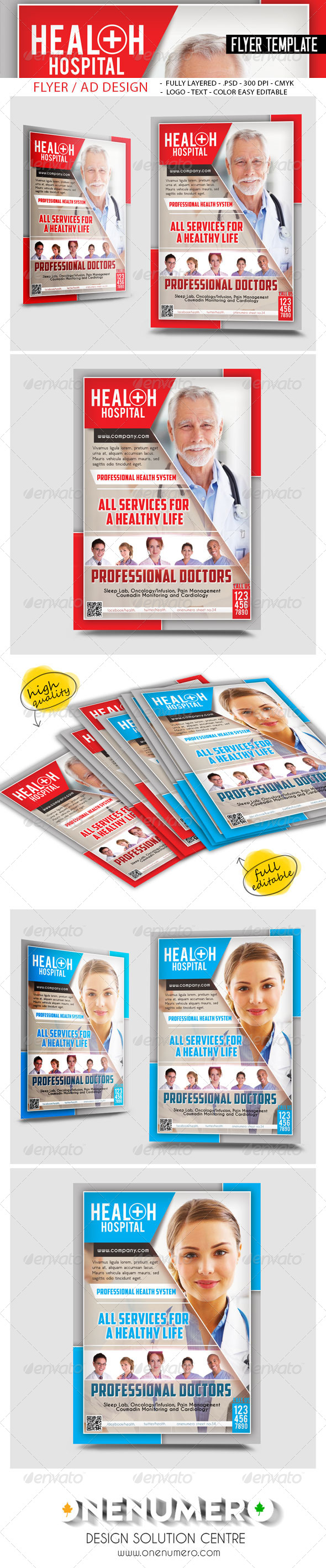 GraphicRiver Health Hospital Flyer Templates 7793064 GraphicRiver Health Hospital Flyer Templates 7793064