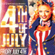 Retro 4th of July Flyer Template PSD Retro 4th of July Flyer Template PSD - GraphicRiver Item for Sale