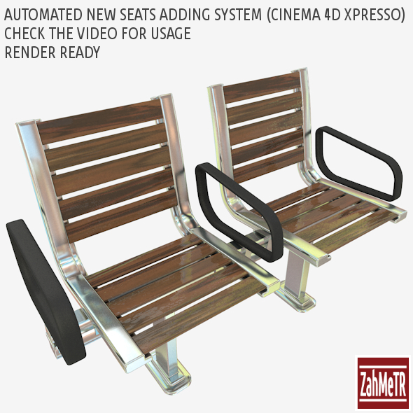 3DOcean Seats with Automatic Adding Slider Xpresso 7823031 3DOcean Seats with Automatic Adding Slider Xpresso 7823031