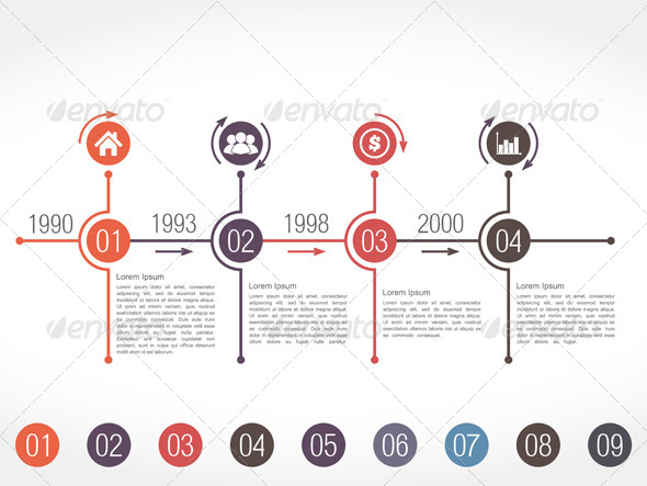 GraphicRiver Timeline Infographics Design Template 7827394 GraphicRiver Timeline Infographics Design Template 7827394