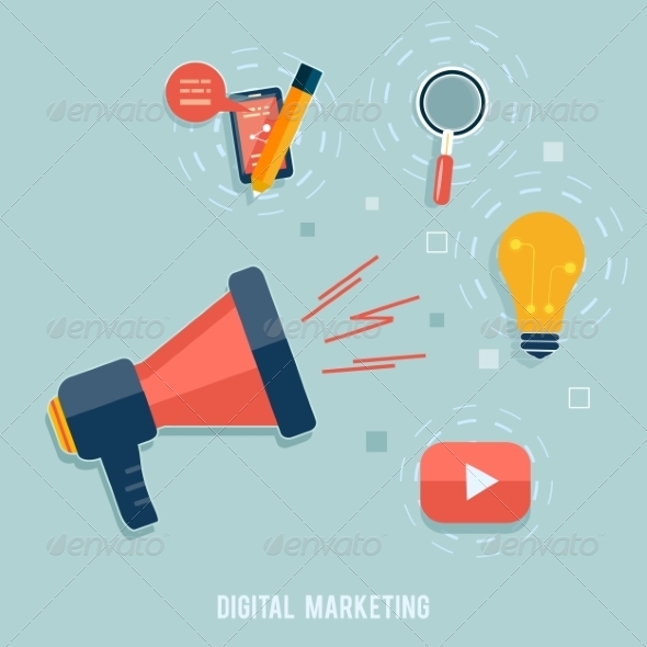 GraphicRiver Digital Marketing Concept 7829998 GraphicRiver Digital Marketing Concept 7829998
