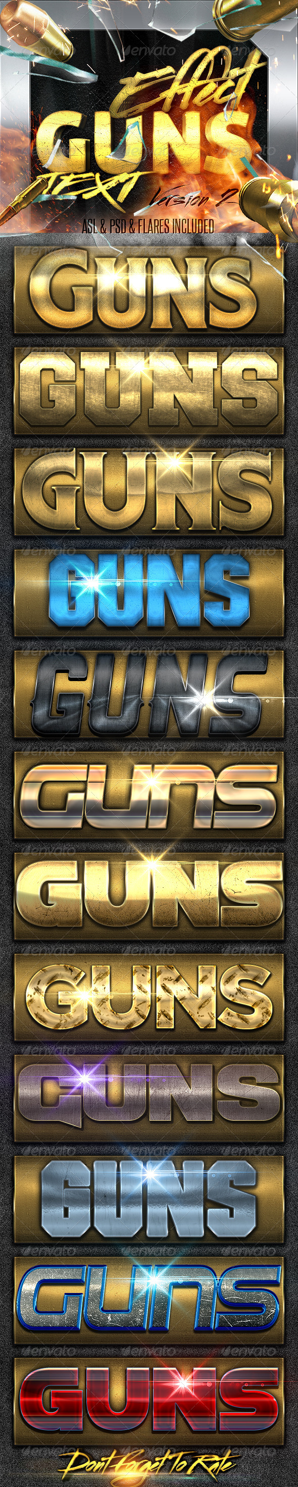 GraphicRiver Guns Layer Styles FX 2 7835992 GraphicRiver Guns Layer Styles FX 2 7835992