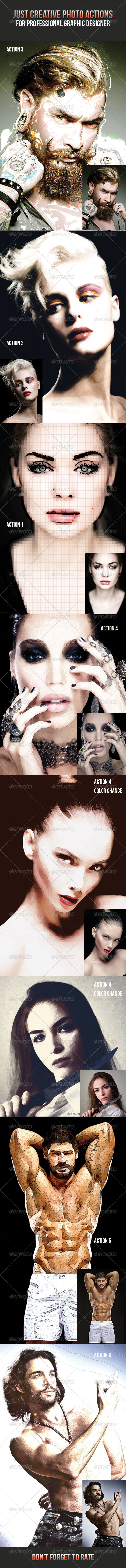 GraphicRiver Just Creative Photo Actions 7836114 GraphicRiver Just Creative Photo Actions 7836114