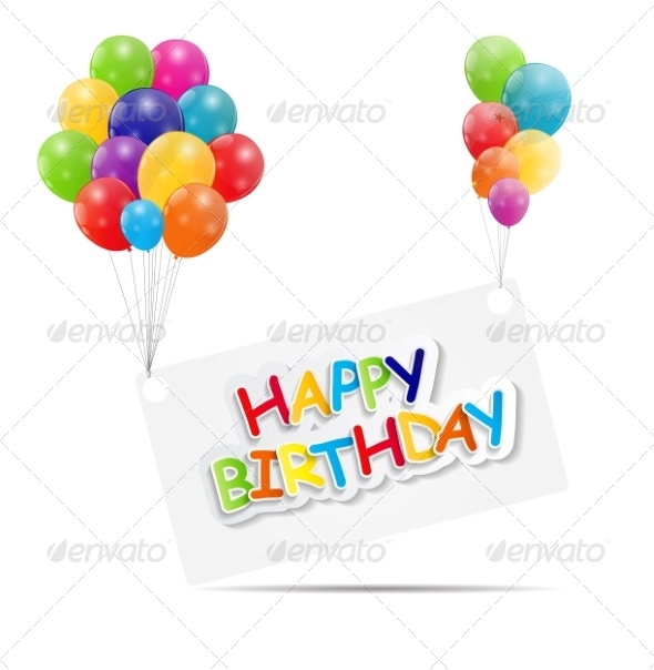 GraphicRiver Happy Birthday Card Illustration 7838791 GraphicRiver Happy Birthday Card Illustration 7838791