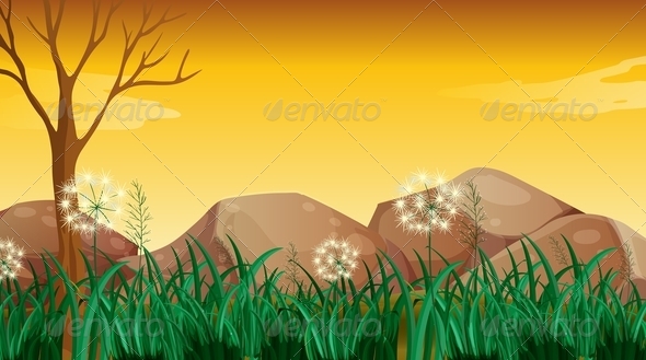 GraphicRiver Big Rocks Near the Tree Without Leaves 7839717 GraphicRiver Big Rocks Near the Tree Without Leaves 7839717