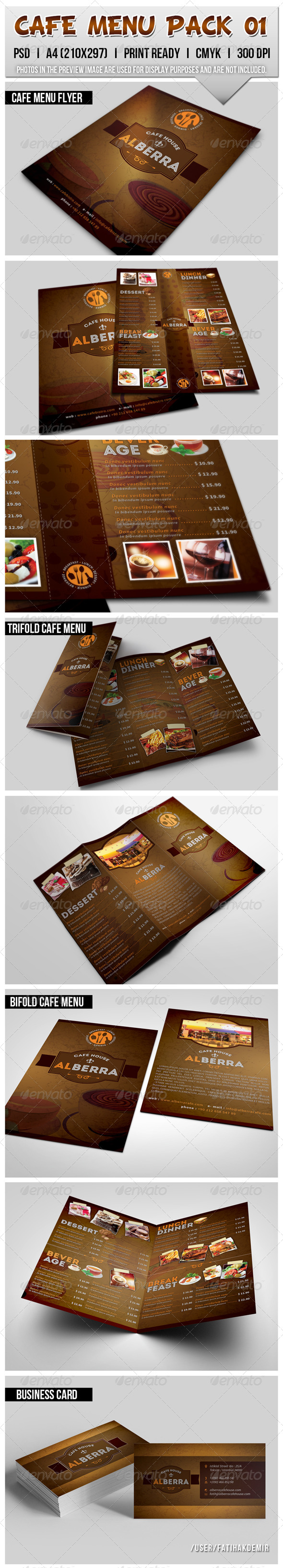 GraphicRiver Cafe Menu Pack 01 7840112 GraphicRiver Cafe Menu Pack 01 7840112