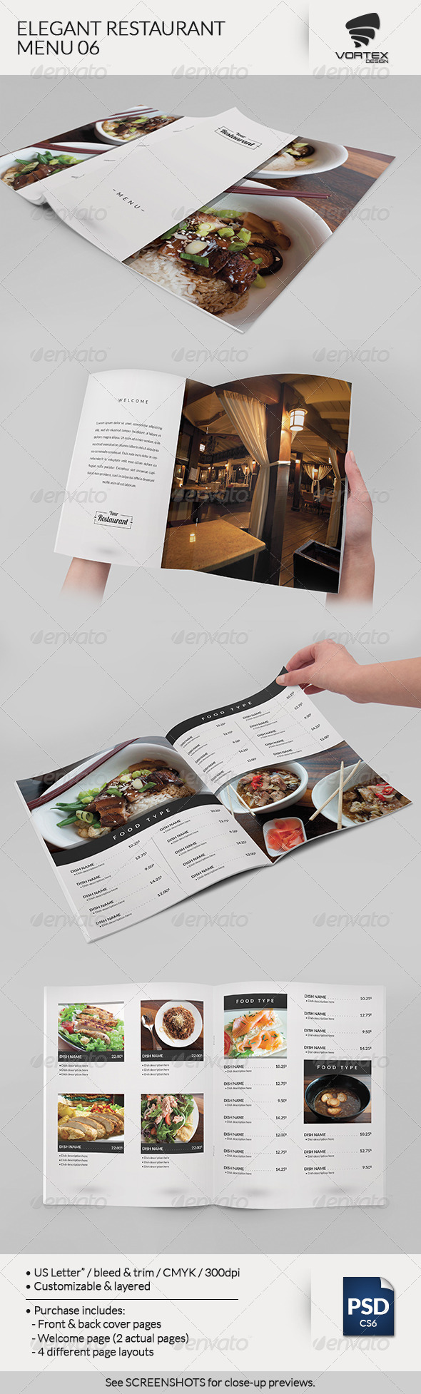 GraphicRiver Elegant Restaurant Menu 06 7840295 GraphicRiver Elegant Restaurant Menu 06 7840295