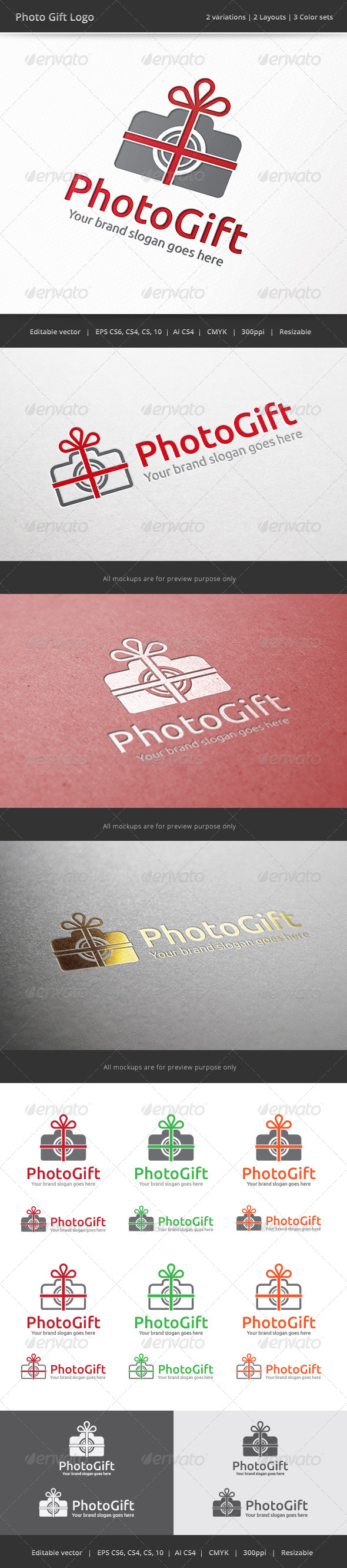GraphicRiver Photo Gift Camera Logo 7841710 GraphicRiver Photo Gift Camera Logo 7841710