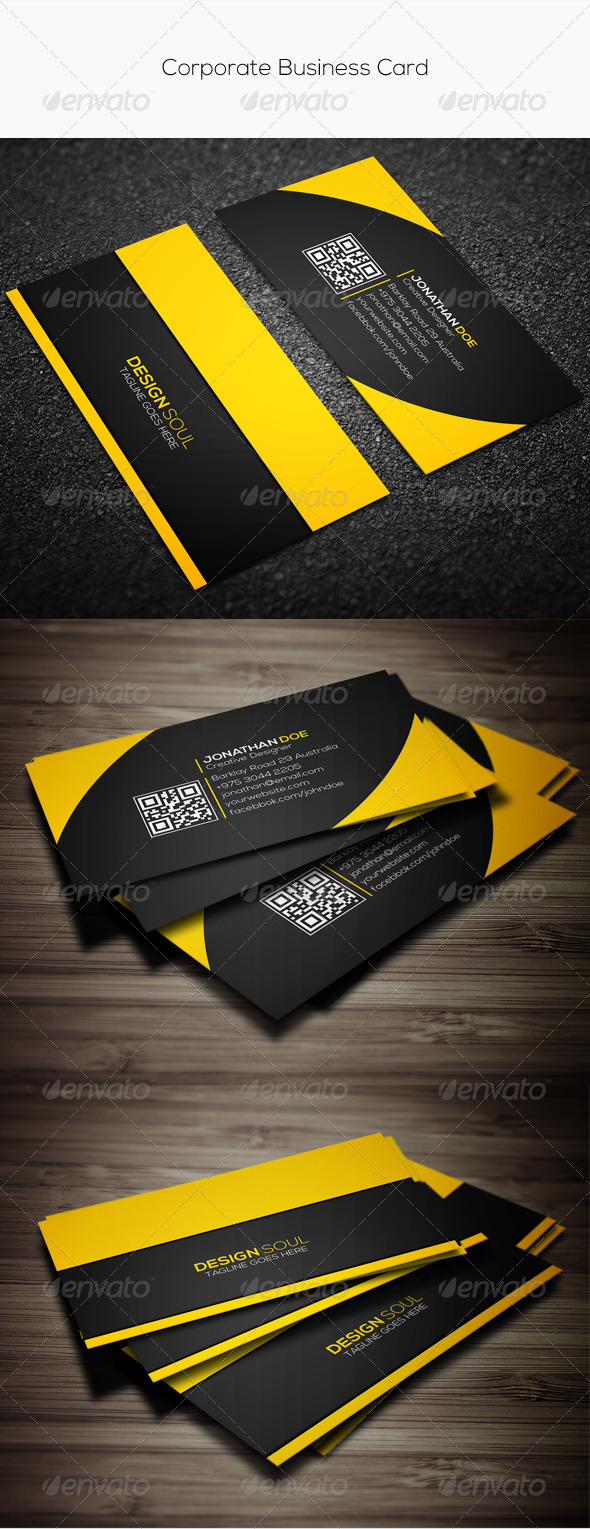 GraphicRiver Corporate Business Card 7841769 GraphicRiver Corporate Business Card 7841769