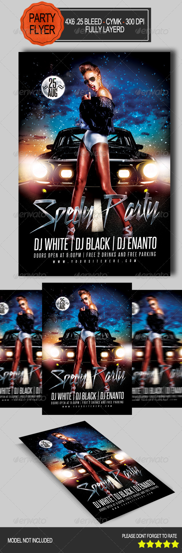 GraphicRiver Speddy Party Flyer 7843324 GraphicRiver Speddy Party Flyer 7843324