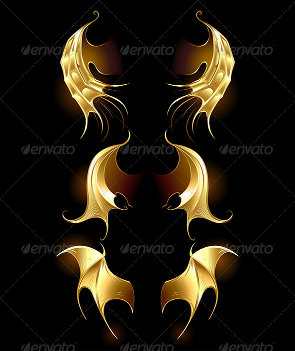 GraphicRiver Golden Wings of the Dragon 7844360 GraphicRiver Golden Wings of the Dragon 7844360