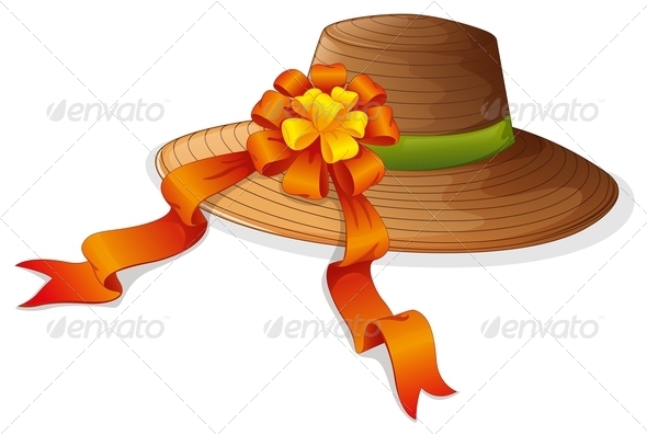 GraphicRiver Hat with Ribbon 7844538 GraphicRiver Hat with Ribbon 7844538