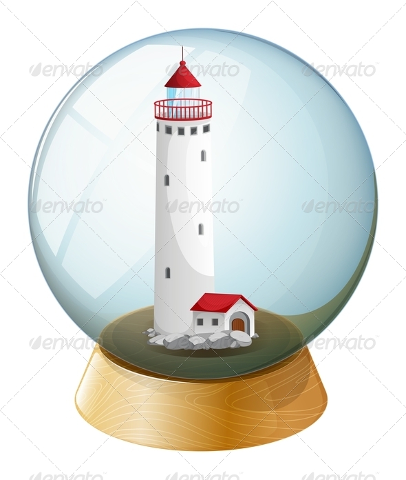 GraphicRiver Crystal ball with lighthouse 7844780 GraphicRiver Crystal ball with lighthouse 7844780