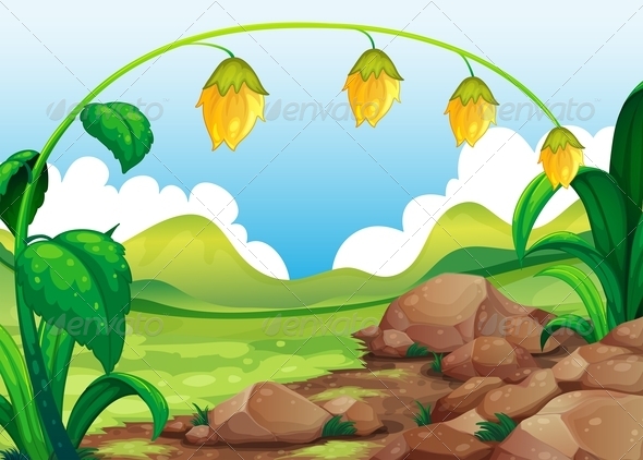 GraphicRiver A beautiful landscape 7845443 GraphicRiver A beautiful landscape 7845443