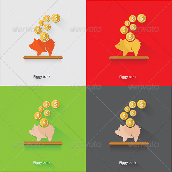 GraphicRiver Piggy Bank 7846731 GraphicRiver Piggy Bank 7846731