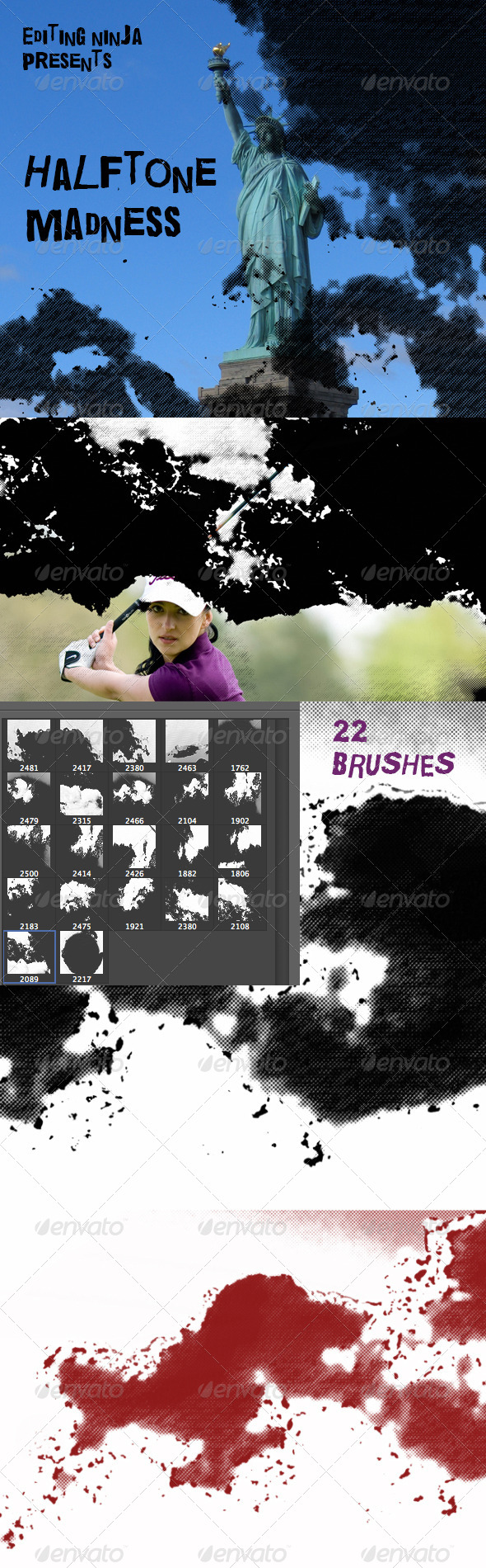GraphicRiver Halftone Madness 7847861 GraphicRiver Halftone Madness 7847861