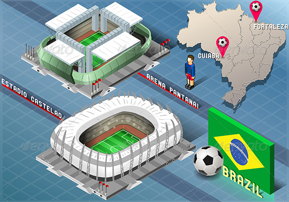 GraphicRiver Isometric Stadiums of Cuiaba and Fortaleza 7848911 GraphicRiver Isometric Stadiums of Cuiaba and Fortaleza 7848911