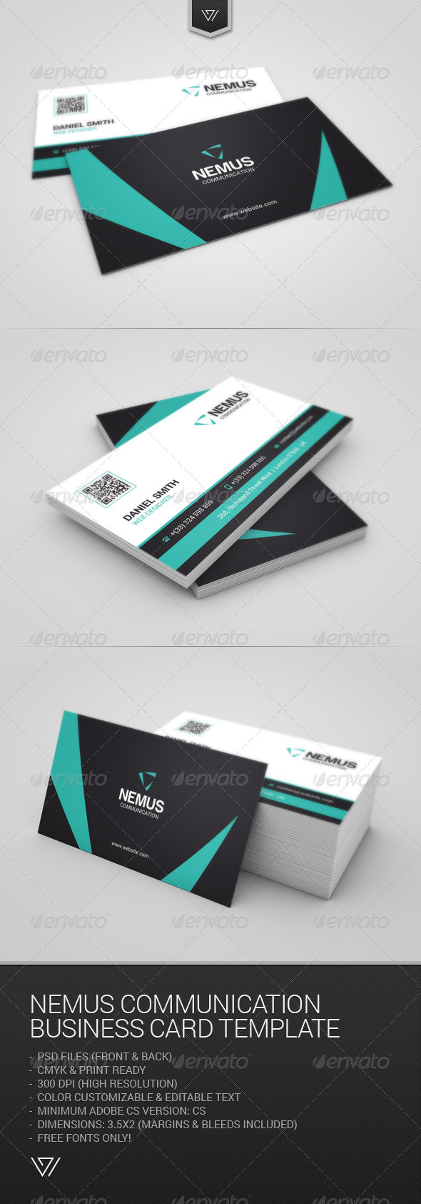 GraphicRiver Nemus Communication Business Card 7829457 GraphicRiver Nemus Communication Business Card 7829457