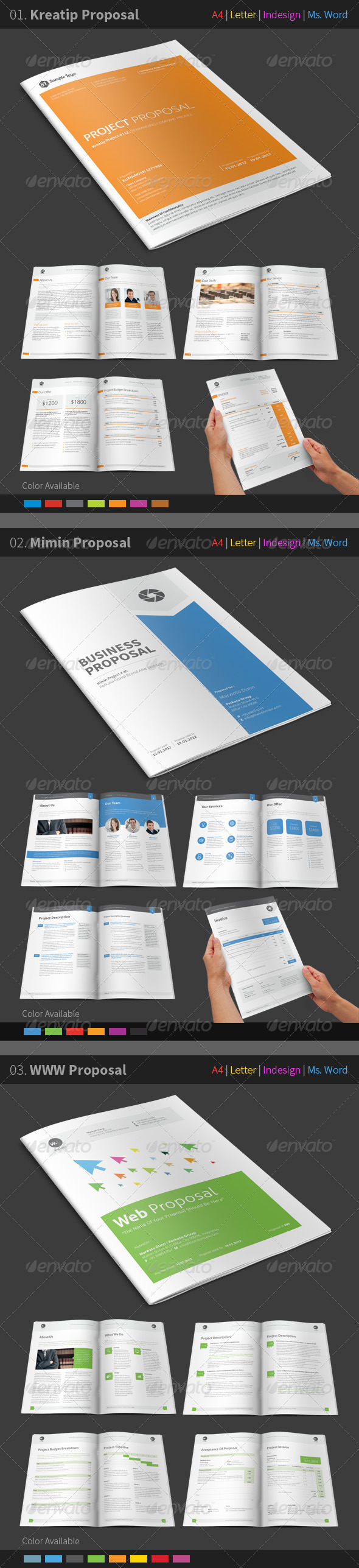 GraphicRiver Proposal Bundle 7851072 GraphicRiver Proposal Bundle 7851072