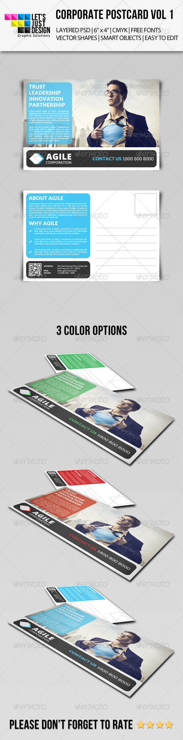 GraphicRiver Corporate Postcard Template Vol 1 7851198 GraphicRiver Corporate Postcard Template Vol 1 7851198