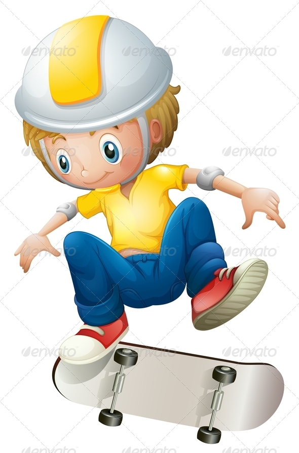 GraphicRiver Boy Skateboarding 7851861 GraphicRiver Boy Skateboarding 7851861
