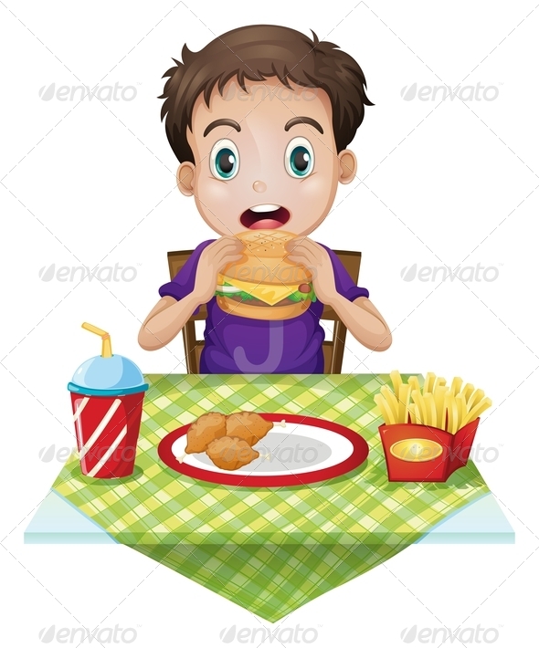 GraphicRiver A boy eating 7852604 GraphicRiver A boy eating 7852604