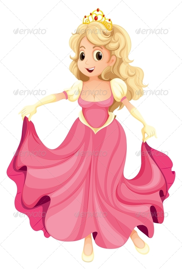 GraphicRiver Princess with in Pink Gown 7853574 GraphicRiver Princess with in Pink Gown 7853574
