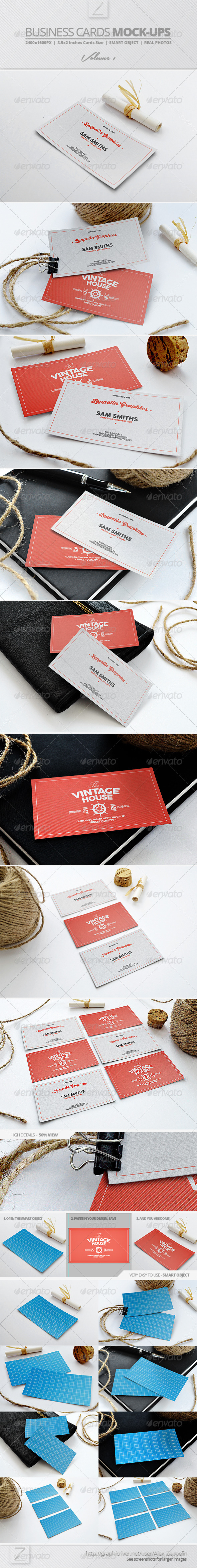 GraphicRiver Business Card Mock-ups Vol.1 7855204 GraphicRiver Business Card Mock-ups Vol.1 7855204