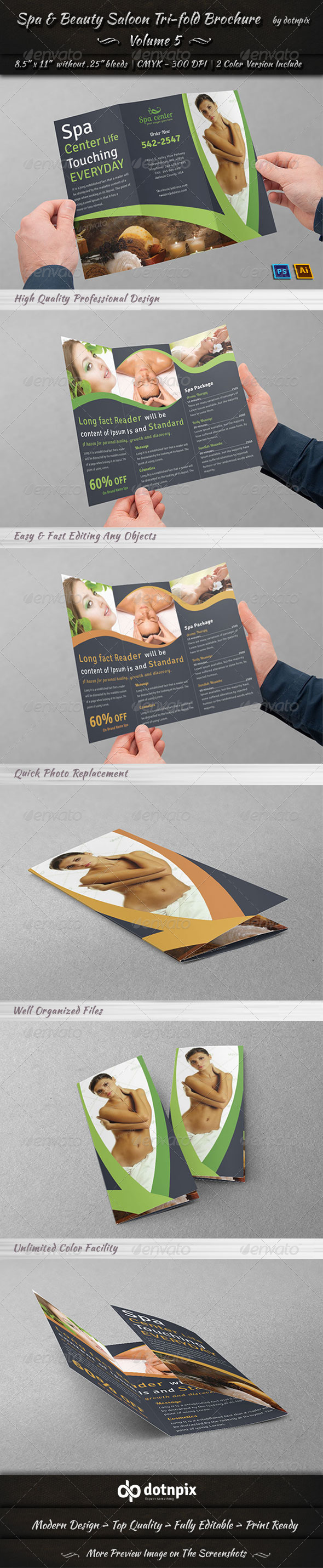 GraphicRiver Spa & Beauty Saloon Tri-fold Brochure Volume 5 7860275 GraphicRiver Spa & Beauty Saloon Tri-fold Brochure Volume 5 7860275