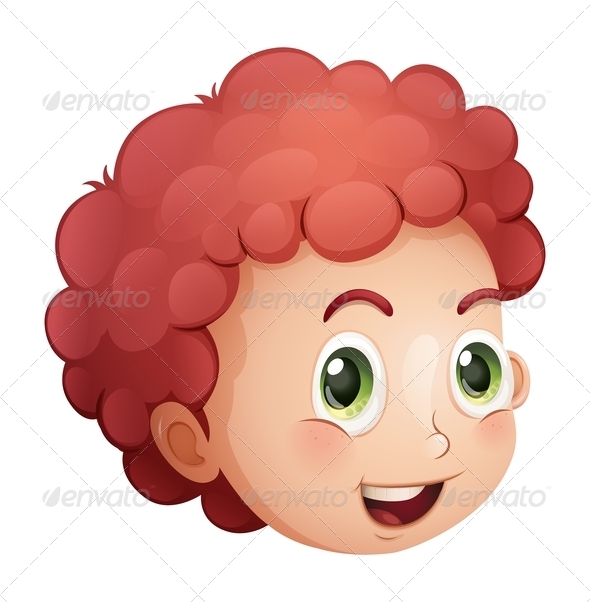 GraphicRiver Face of a curly haired boy 7863322 GraphicRiver Face of a curly haired boy 7863322