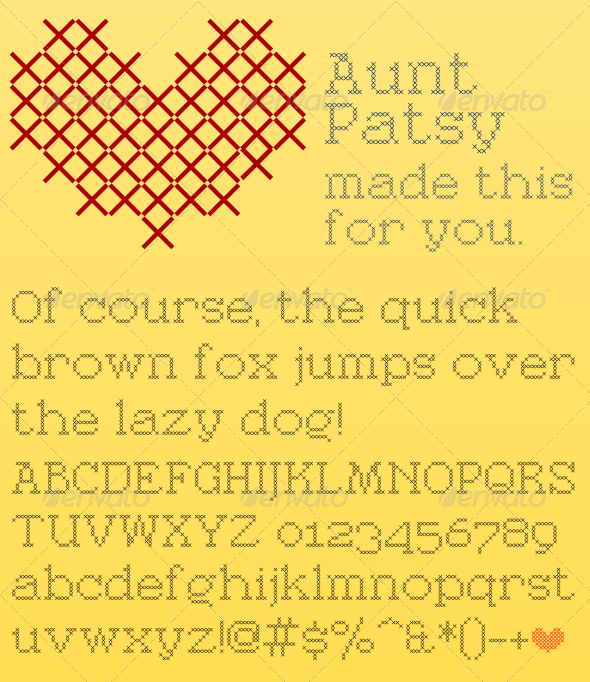 Aunt Patsy - Decorative Fonts