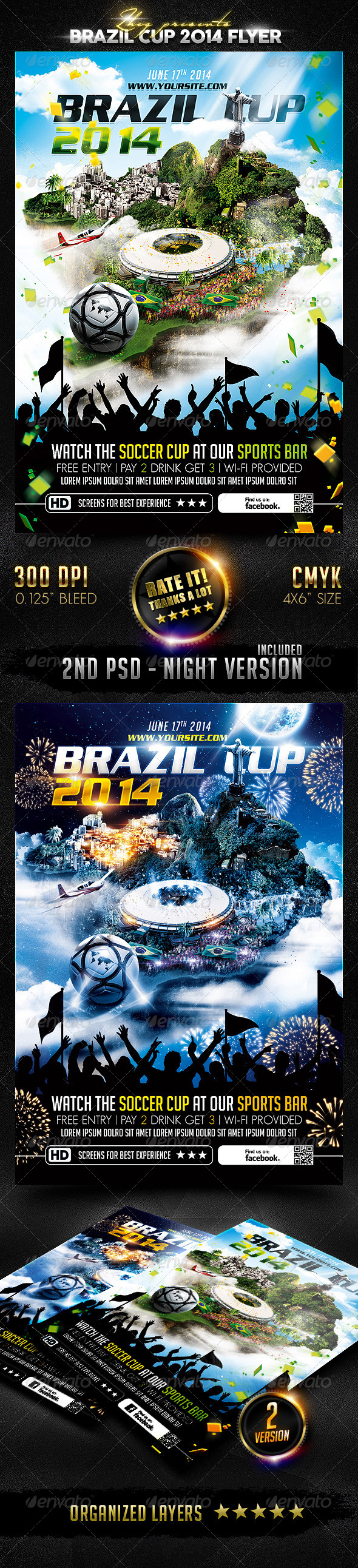 GraphicRiver Brazil Cup 2014 Flyer 7849059 GraphicRiver Brazil Cup 2014 Flyer 7849059