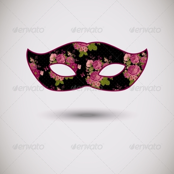 GraphicRiver Carnival Mask with Floral Pattern 7865044 GraphicRiver Carnival Mask with Floral Pattern 7865044