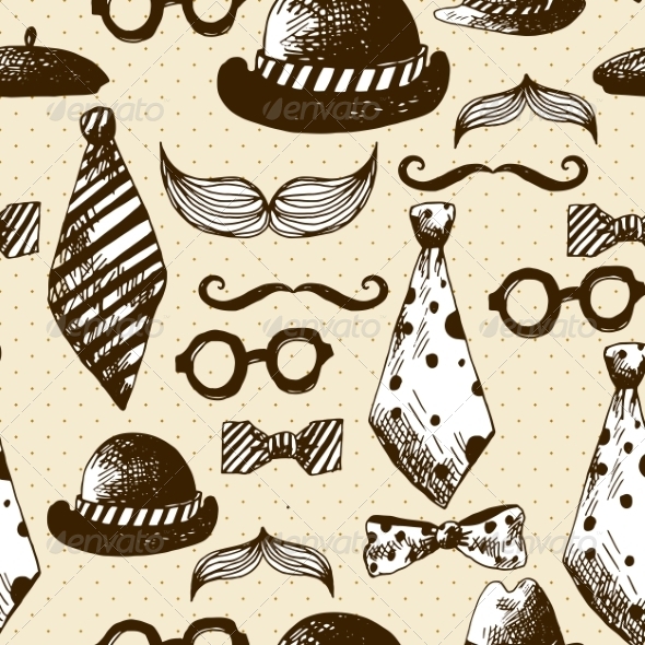 GraphicRiver Hand Drawn Hipster Seamless Background 7865433 GraphicRiver Hand Drawn Hipster Seamless Background 7865433
